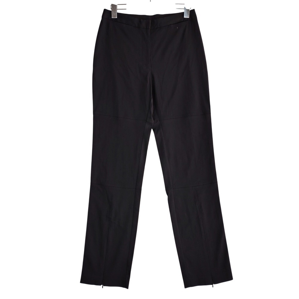 Express World Brand Black Straight Leg Seam Detail Trousers 29x31